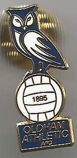 Pin Oldham Athletic AFC NEW LOGO blue